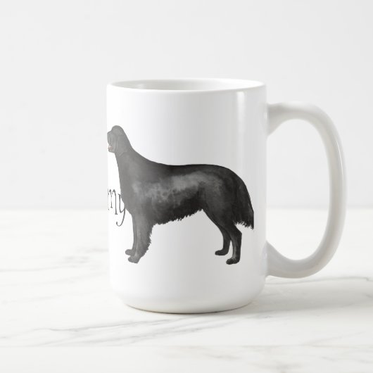 Mug J'aime mon chien d'arrêt Plat-Enduit (Droite)