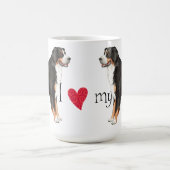 Mug J'aime mon chien de montagne de Bernese (Centre)