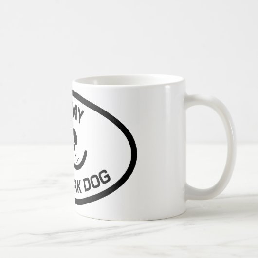 Mug J'aime mon chien de Nosework (Droite)