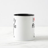 Mug J'Aime Mon Chien De Poodle (Centre)