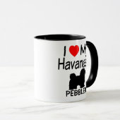 Mug J'Aime Mon Chien Havanais (Devant droit)