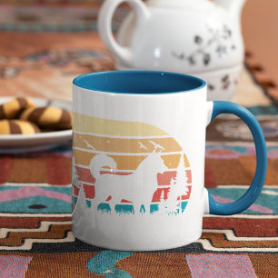 Mug J'aime mon chien husky sibérien à l' cœur brillant