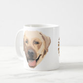 Mug J'aime mon chien - labrador retriever (Devant gauche)