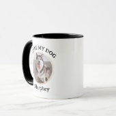 Mug J'aime mon chien papa maman amoureux Propriétaires (Devant gauche)
