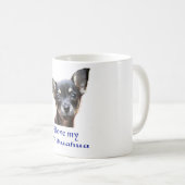Mug J'aime mon chihuahua (Devant droit)