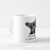 Mug J'aime mon chihuahua (Devant gauche)