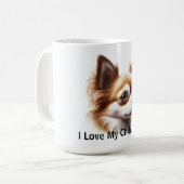 Mug J'Aime Mon Chihuahua (Devant gauche)
