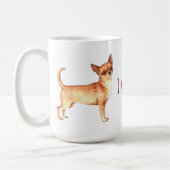 Mug J'aime mon chiwawa (Gauche)