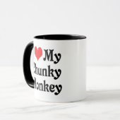 Mug J'aime mon Chunky Monkey (Devant gauche)