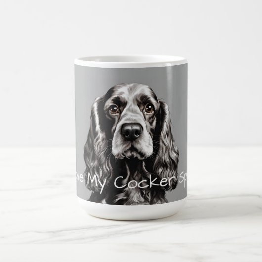 Mug J'aime mon Cocker Spaniel (Centre)
