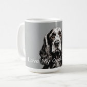 Mug J'aime mon Cocker Spaniel (Devant gauche)