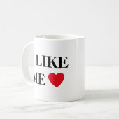 Mug J'Aime Mon Coeur (Devant gauche)