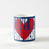 Mug J'Aime Mon Coeur De Fille (Centre)
