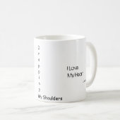 Mug J'aime mon coeur, je remercie mon souffle (Devant droit)