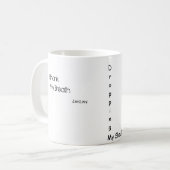 Mug J'aime mon coeur, je remercie mon souffle (Devant gauche)