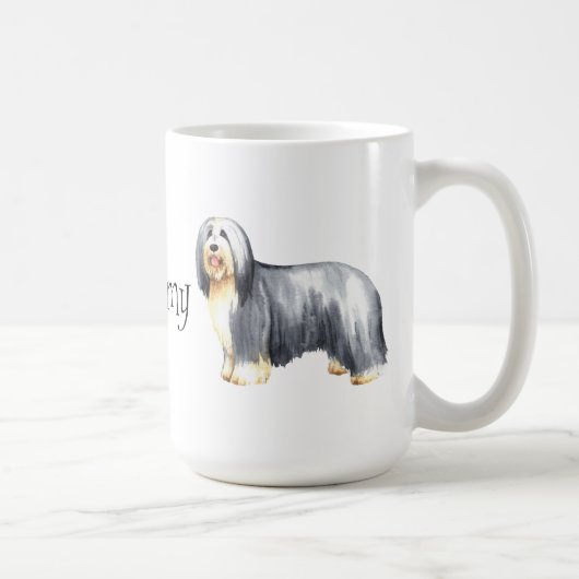Mug J'aime mon collie barrée (Droite)
