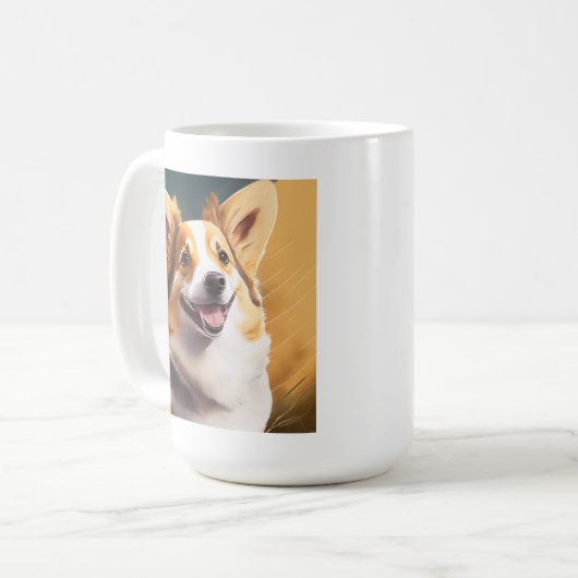 Mug J'Aime Mon Corgi | Propriétaire de chien mignon (Devant gauche)