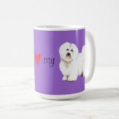 Mug J'aime mon coton de Tulear (Devant droit)