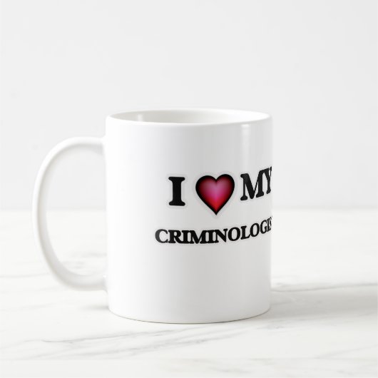 Mug J'aime mon criminaliste (Gauche)