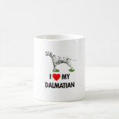 Mug J'aime mon Dalmate (Centre)