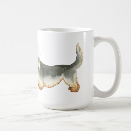 Mug J'aime mon Dandie Dinmont Terrier (Droite)