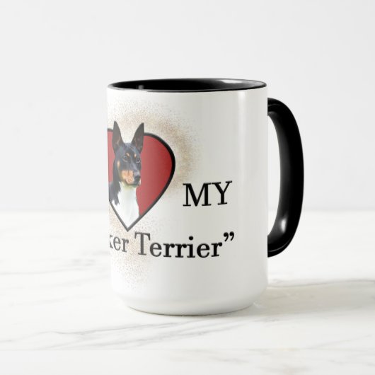 Mug J'Aime Mon Decker Terrier (Devant droit)