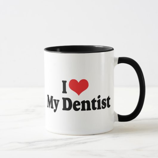 Mug J'aime mon dentiste (Droite)