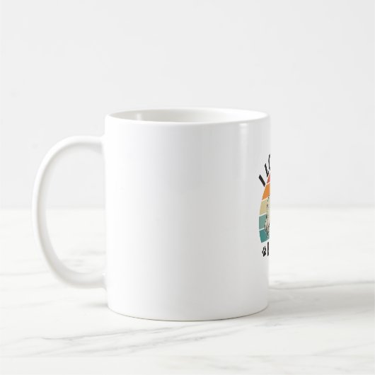 Mug J'aime mon design de gravure rétro de chien Blake_ (Gauche)