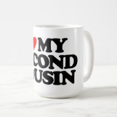 MUG J'AIME MON DEUXIÈME COUSIN (Devant droit)
