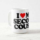 MUG J'AIME MON DEUXIÈME COUSIN (Devant gauche)