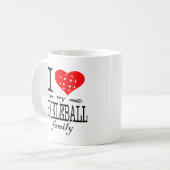 Mug J'aime mon dire de famille de Pickleball (Devant gauche)