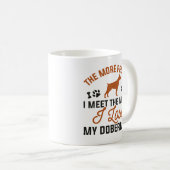 Mug J'Aime Mon Doberman (Devant droit)