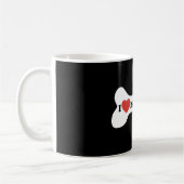 Mug J'aime mon dobermann - os de chien (Gauche)