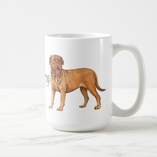 Mug J'aime mon Dogue de Bordeaux (Droite)