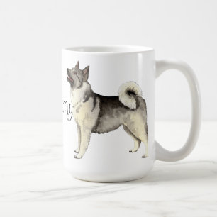 Mug J'aime mon Elkhound norvégien