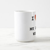 Mug J'aime mon épouse de travail (Centre)