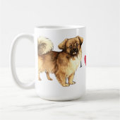 Mug J'aime mon espagnol tibétain (Gauche)