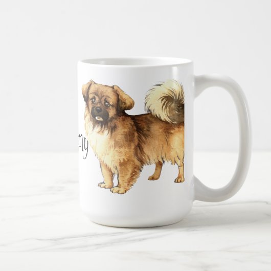 Mug J'aime mon espagnol tibétain (Droite)
