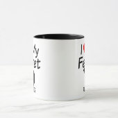 Mug J'Aime Mon Ferret (Centre)
