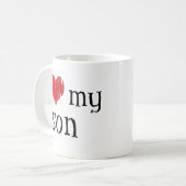 Mug J'aime mon fils (Devant gauche)