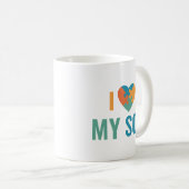 Mug J'Aime Mon Fils (Devant droit)