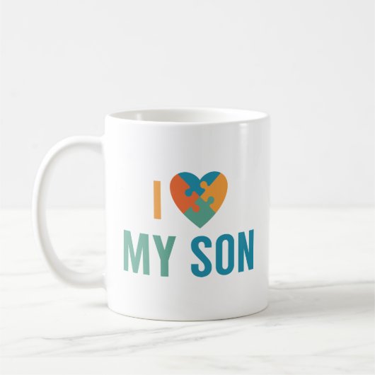 Mug J'Aime Mon Fils (Gauche)
