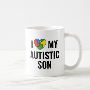 Mug J'aime mon fils autiste