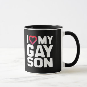 Mug J'aime mon fils gai
