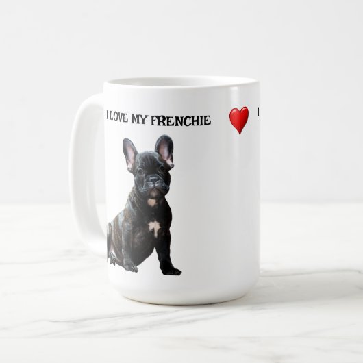 Mug J'aime mon français (Devant gauche)