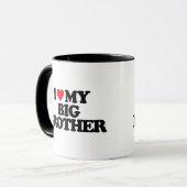 MUG J'AIME MON FRÈRE (Devant gauche)