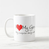 Mug J'aime mon geek (Gauche)
