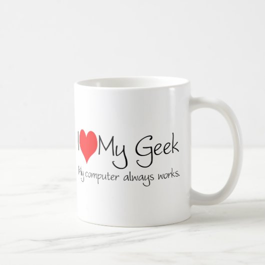Mug J'aime mon geek (Droite)