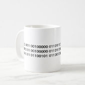 Mug J'aime mon geek ! en code binaire (Devant gauche)