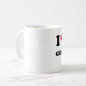 Mug J'aime mon géographe (Devant gauche)